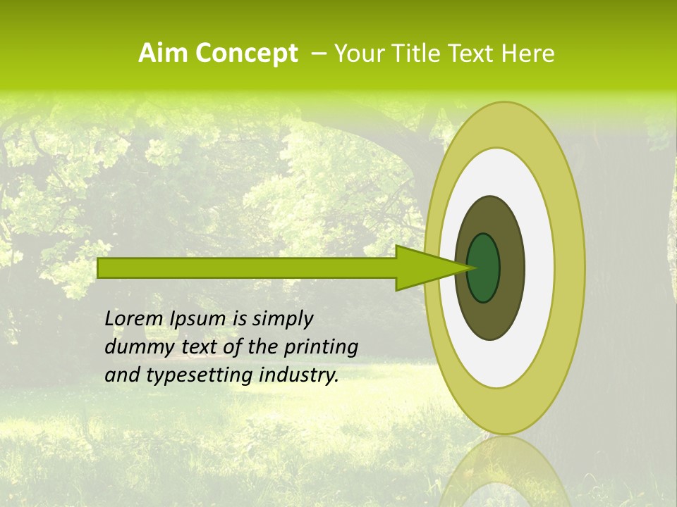 Summer Tree Bark PowerPoint Template