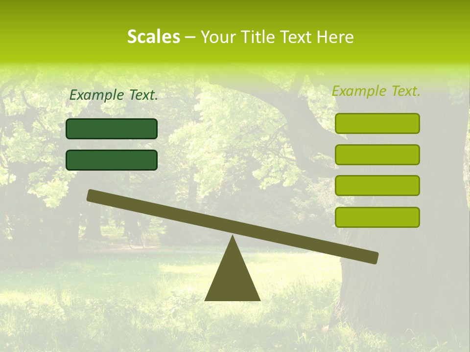 Summer Tree Bark PowerPoint Template