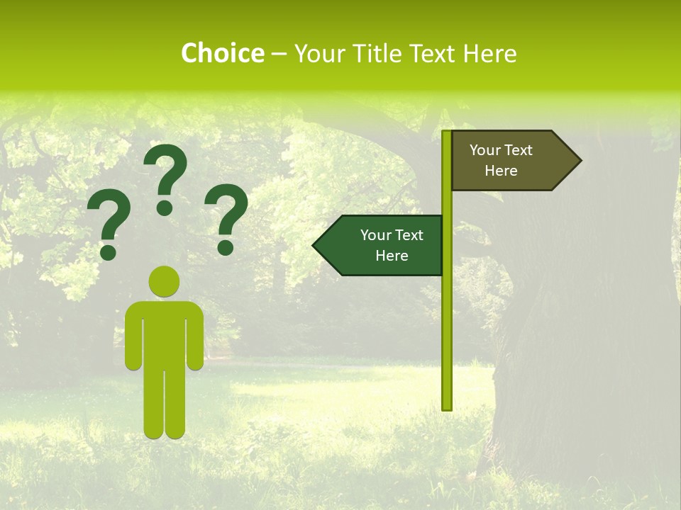 Summer Tree Bark PowerPoint Template