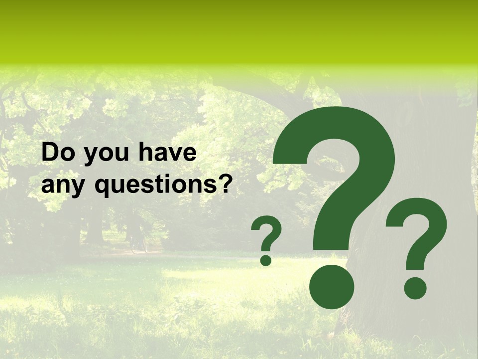 Summer Tree Bark PowerPoint Template