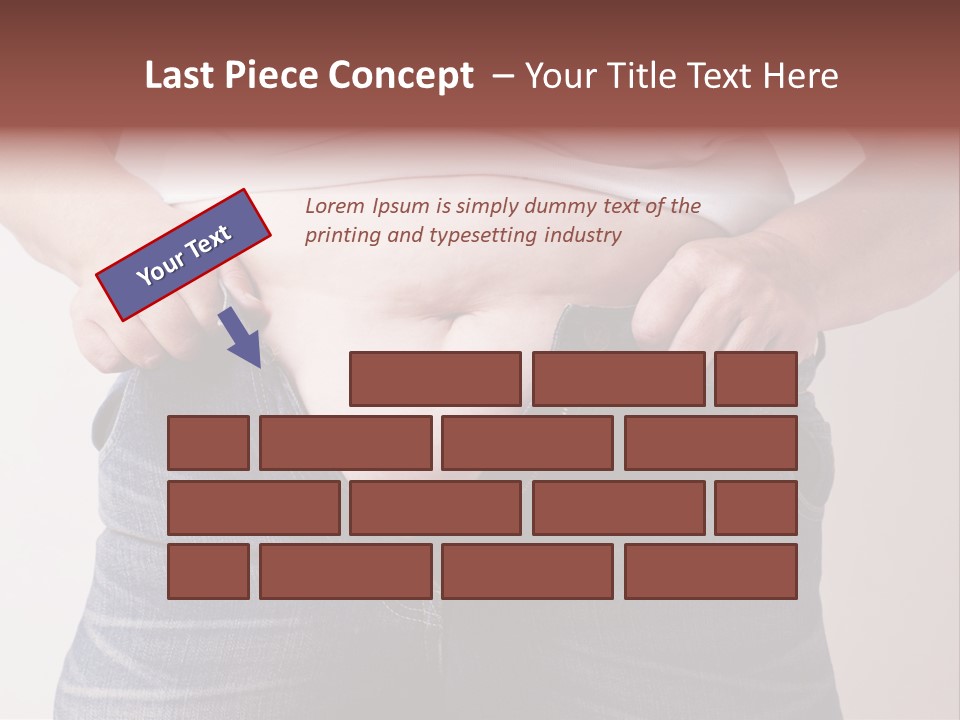 Waist Medicine Large PowerPoint Template