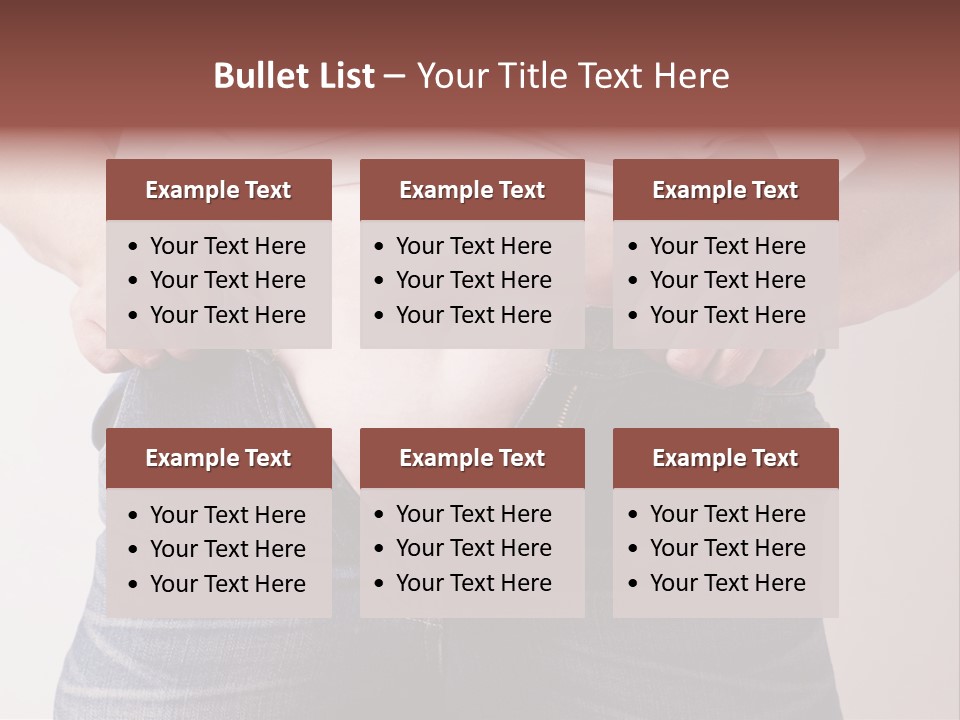 Waist Medicine Large PowerPoint Template