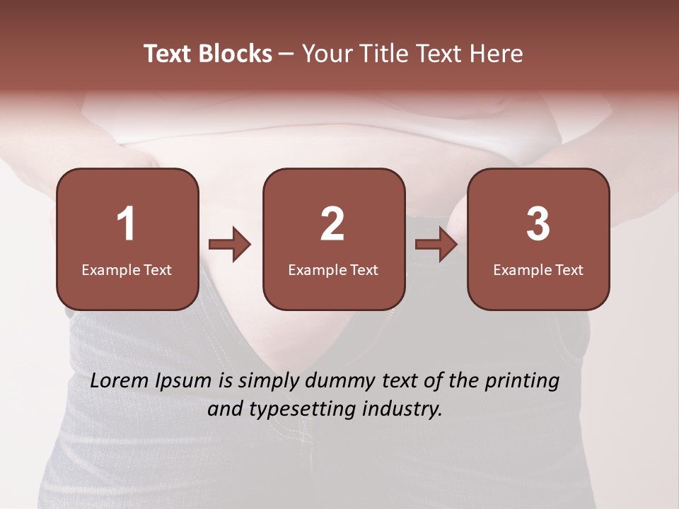 Waist Medicine Large PowerPoint Template