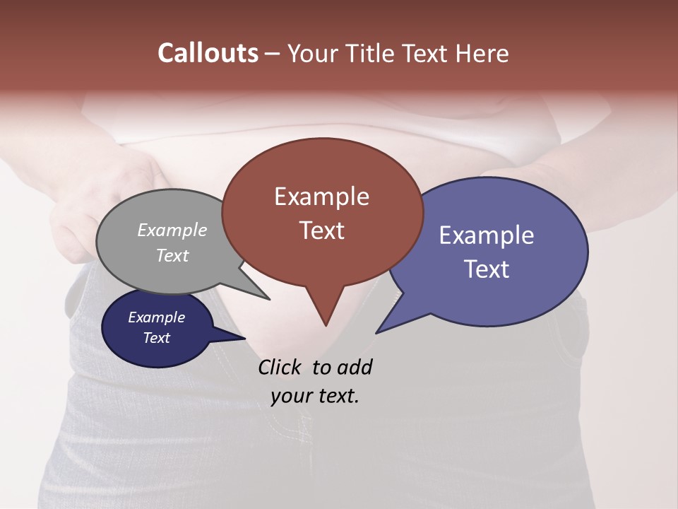 Waist Medicine Large PowerPoint Template