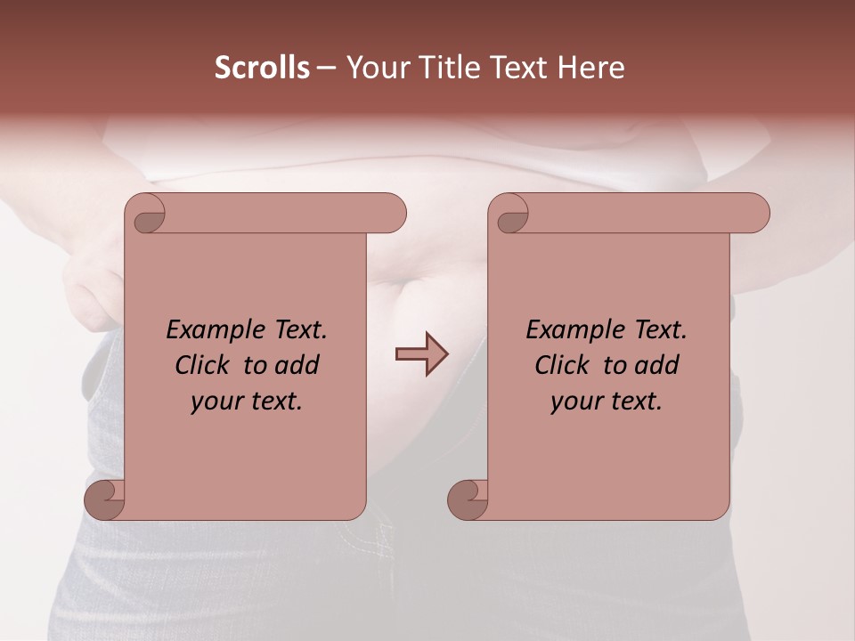 Waist Medicine Large PowerPoint Template