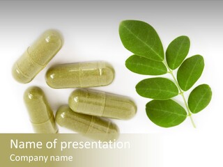 Herbal Tropical Fresh PowerPoint Template