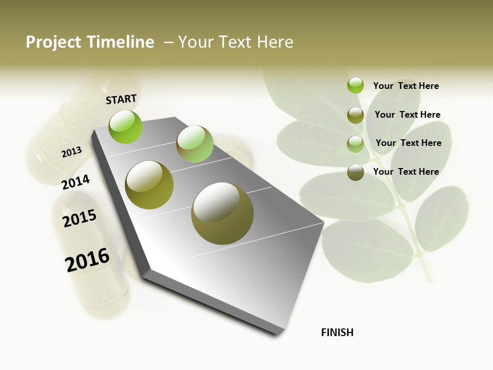 Herbal Tropical Fresh PowerPoint Template