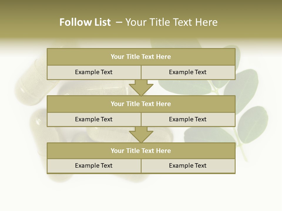 Herbal Tropical Fresh PowerPoint Template