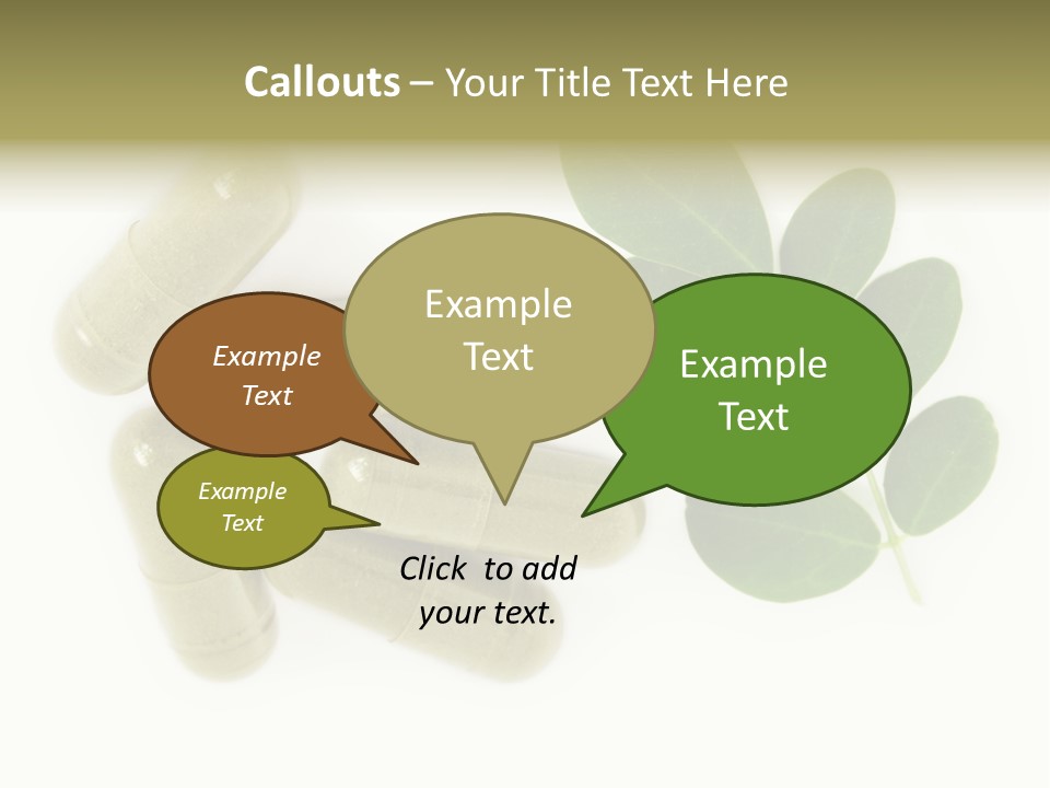 Herbal Tropical Fresh PowerPoint Template