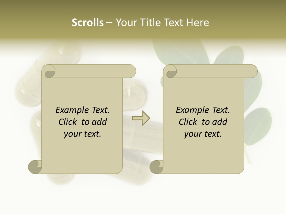 Herbal Tropical Fresh PowerPoint Template