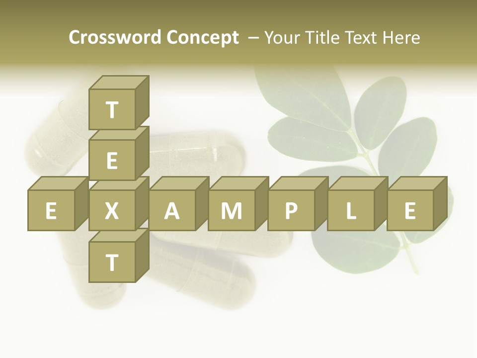 Herbal Tropical Fresh PowerPoint Template