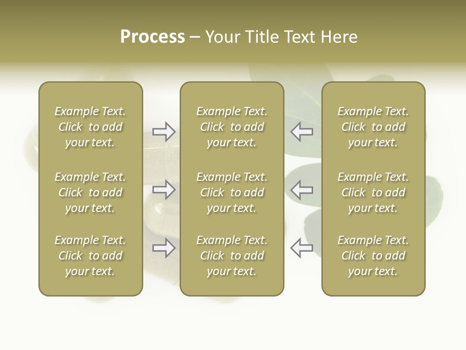 Herbal Tropical Fresh PowerPoint Template