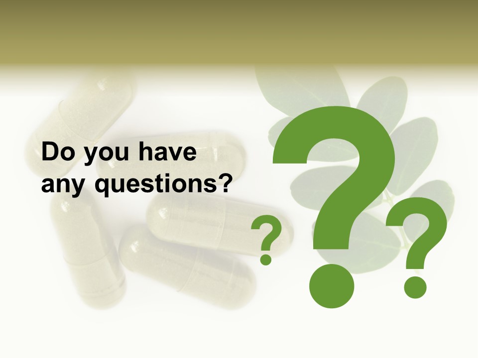 Herbal Tropical Fresh PowerPoint Template