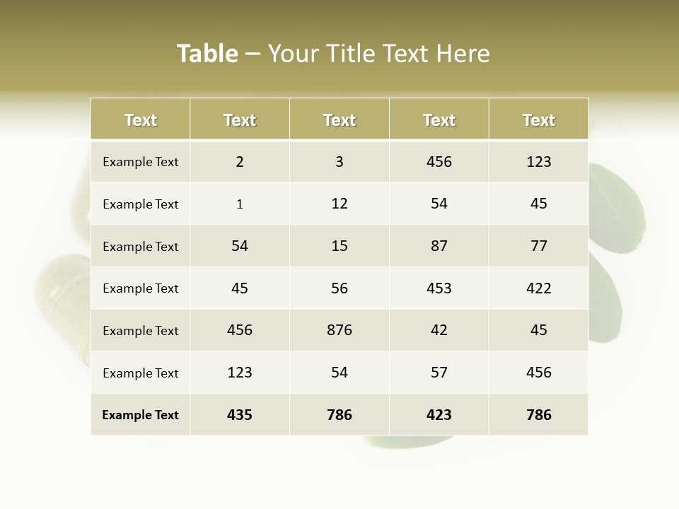 Background Natural Nature PowerPoint Template