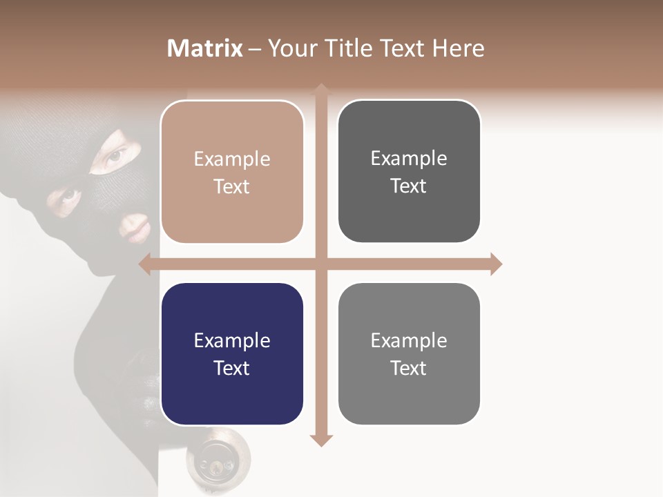 House Crime Housebreaker PowerPoint Template