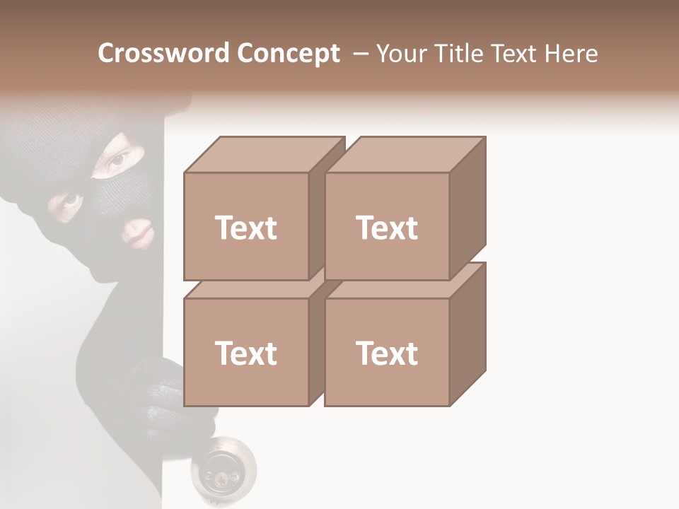 House Crime Housebreaker PowerPoint Template