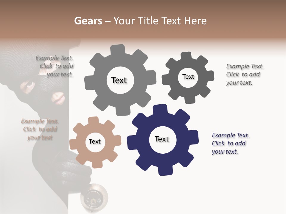 House Crime Housebreaker PowerPoint Template