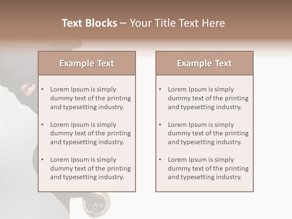 House Crime Housebreaker PowerPoint Template