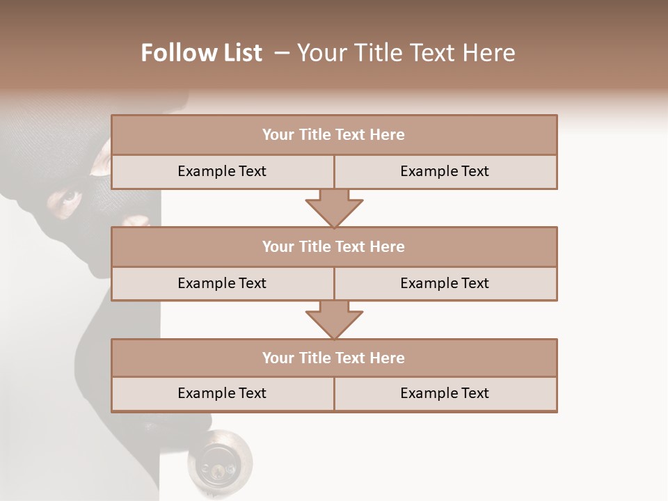 House Crime Housebreaker PowerPoint Template