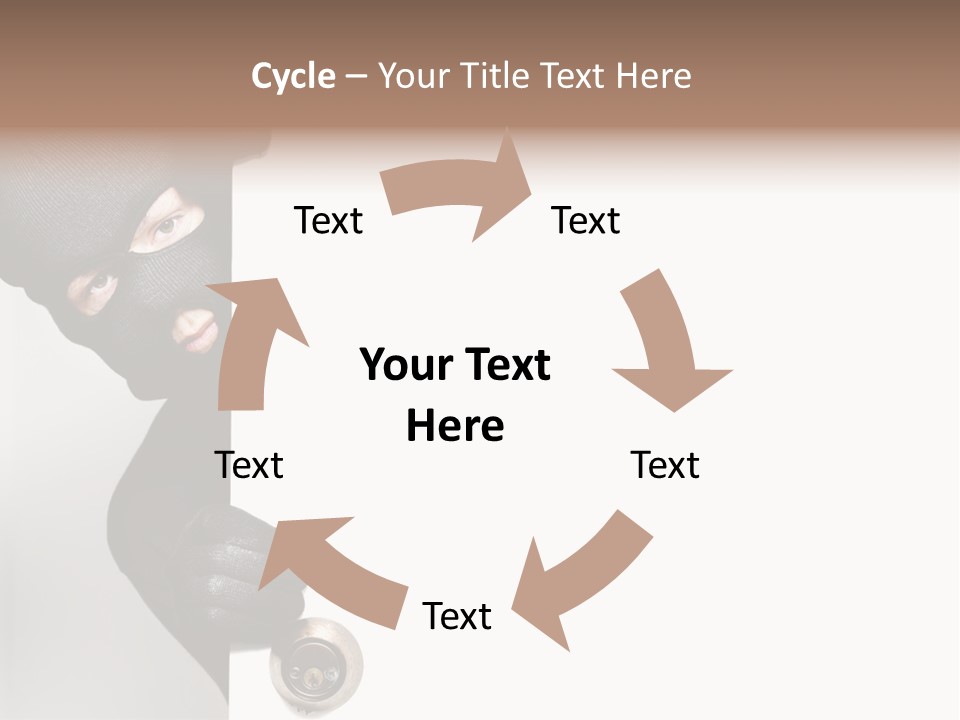 House Crime Housebreaker PowerPoint Template