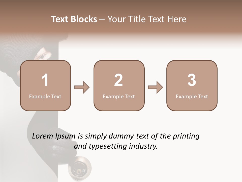 House Crime Housebreaker PowerPoint Template
