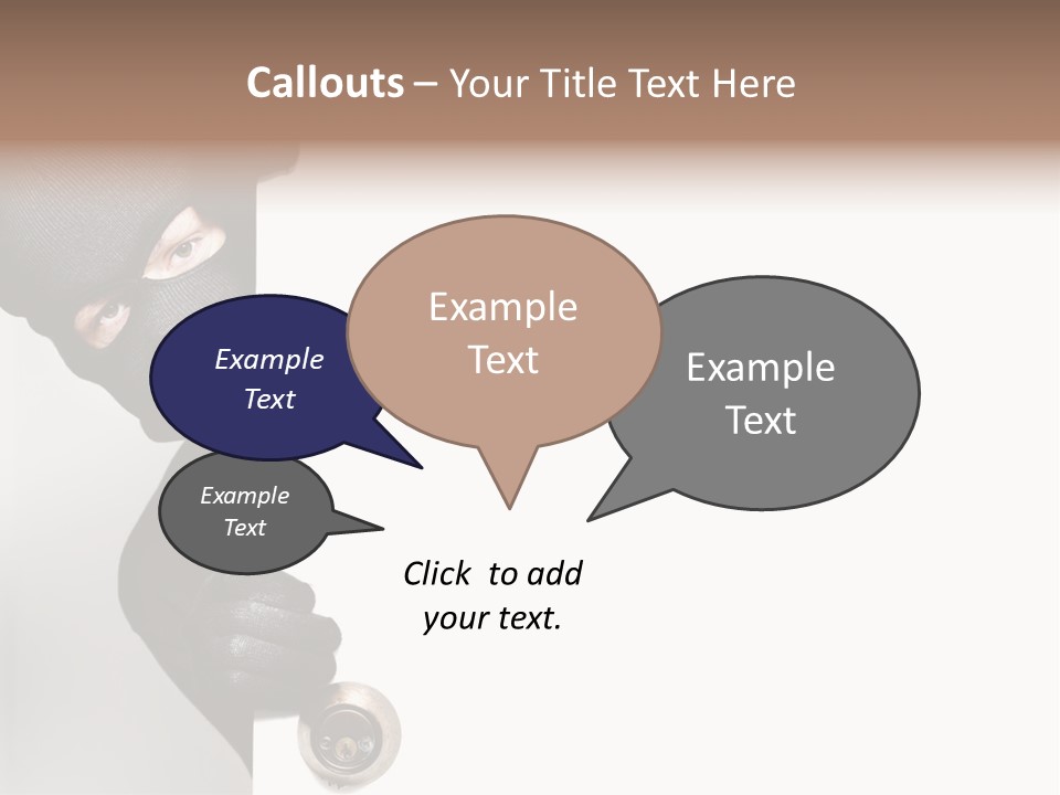 House Crime Housebreaker PowerPoint Template