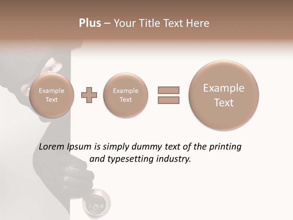 House Crime Housebreaker PowerPoint Template