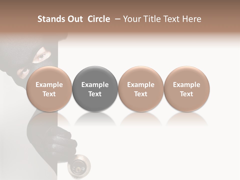 House Crime Housebreaker PowerPoint Template