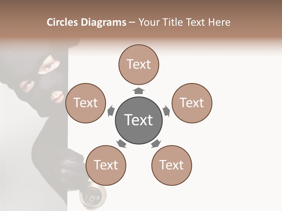 House Crime Housebreaker PowerPoint Template