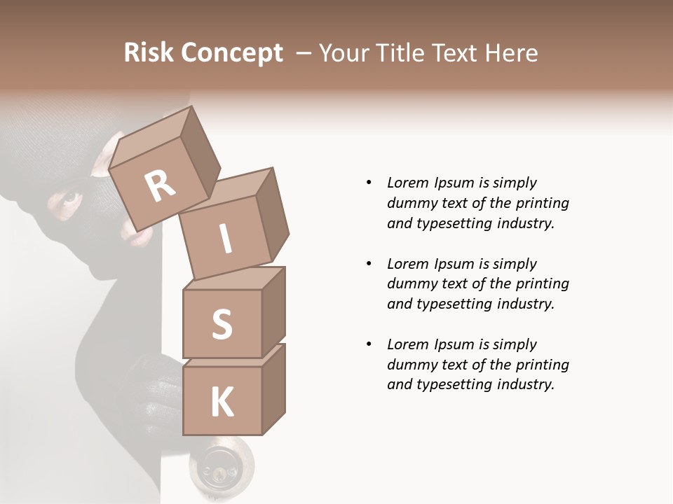 House Crime Housebreaker PowerPoint Template