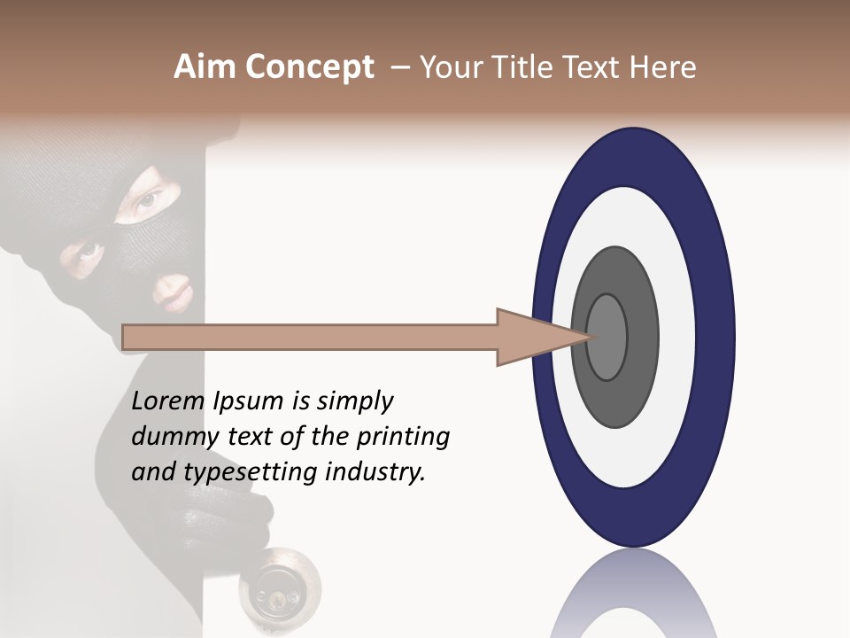 House Crime Housebreaker PowerPoint Template