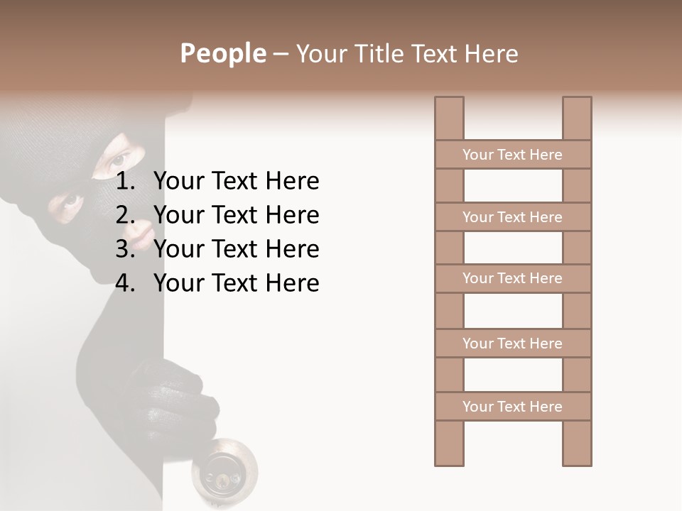 House Crime Housebreaker PowerPoint Template