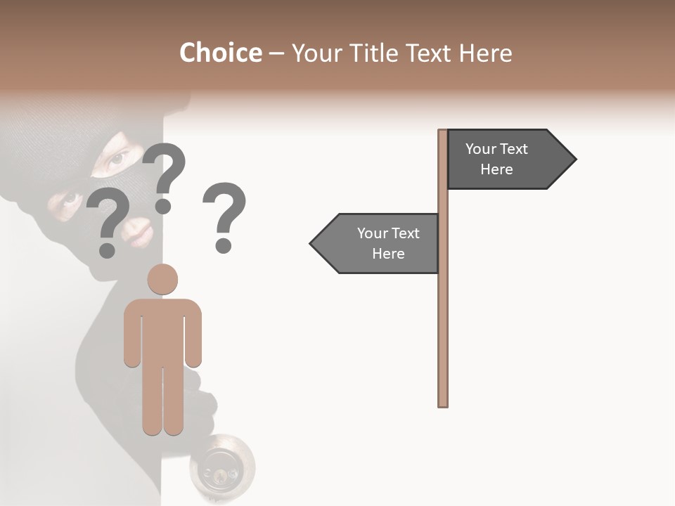 House Crime Housebreaker PowerPoint Template