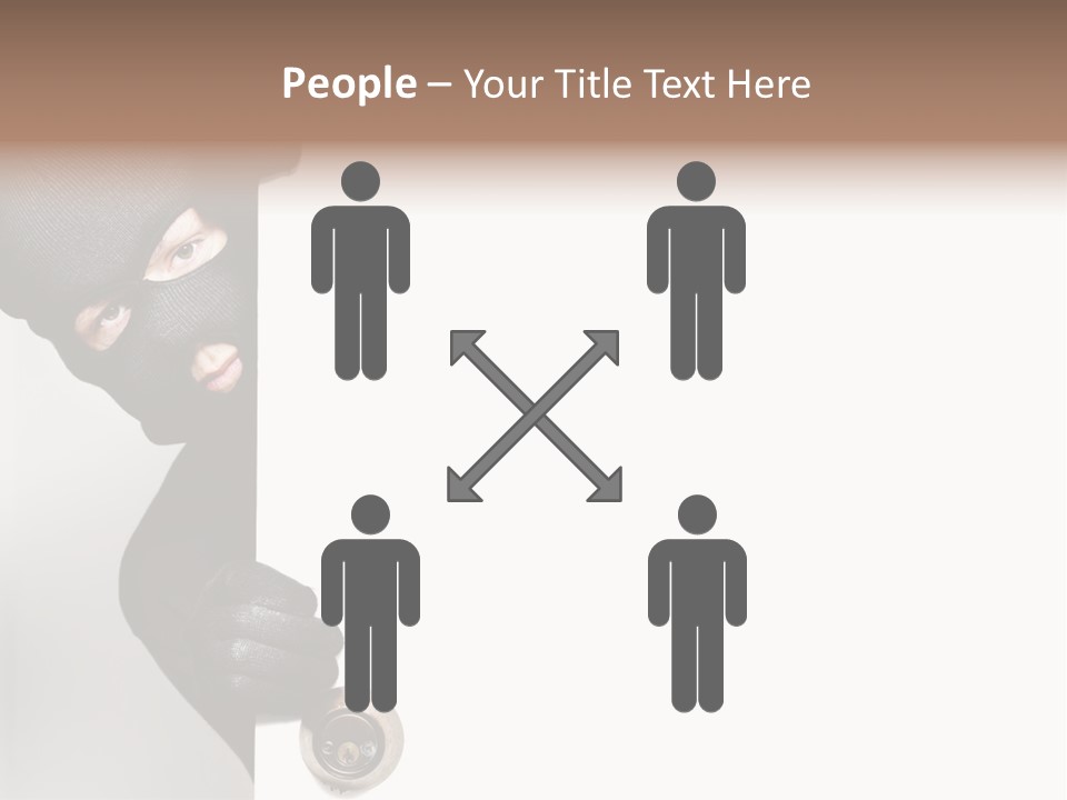 House Crime Housebreaker PowerPoint Template