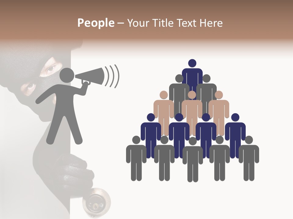 House Crime Housebreaker PowerPoint Template