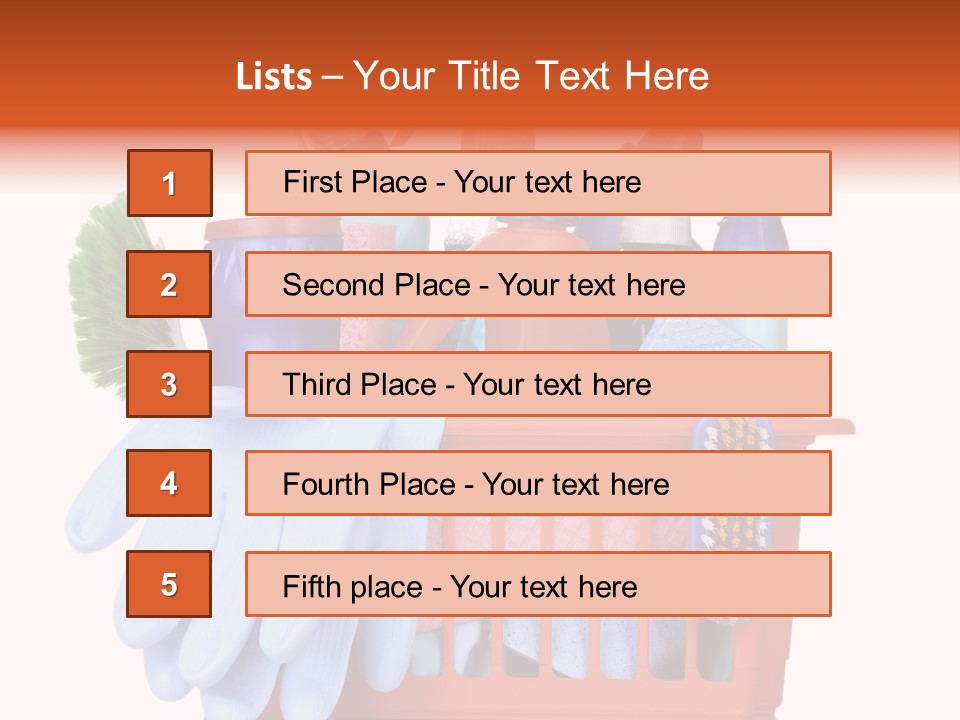 Atomizer Plastic Cleaner PowerPoint Template