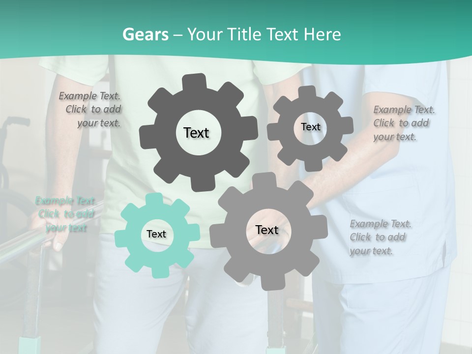 People Person Railing PowerPoint Template