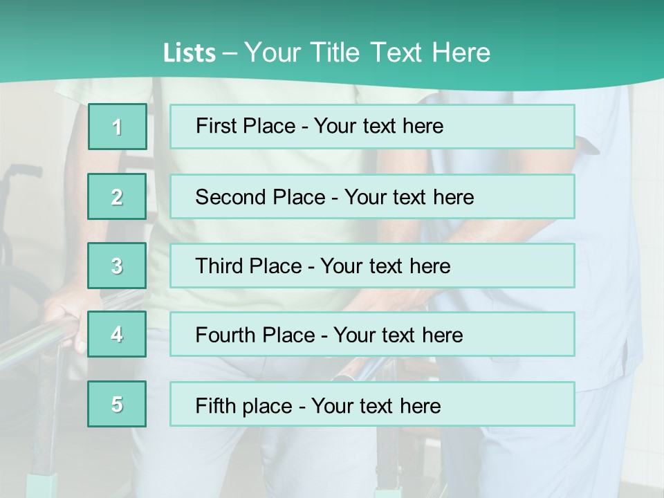 People Person Railing PowerPoint Template