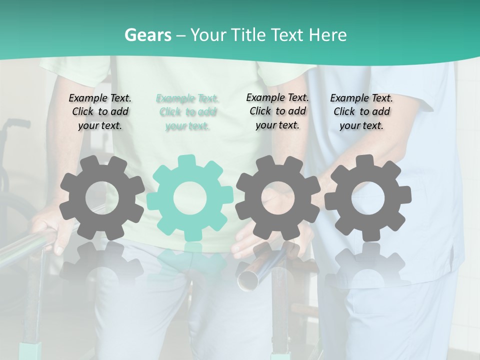 People Person Railing PowerPoint Template