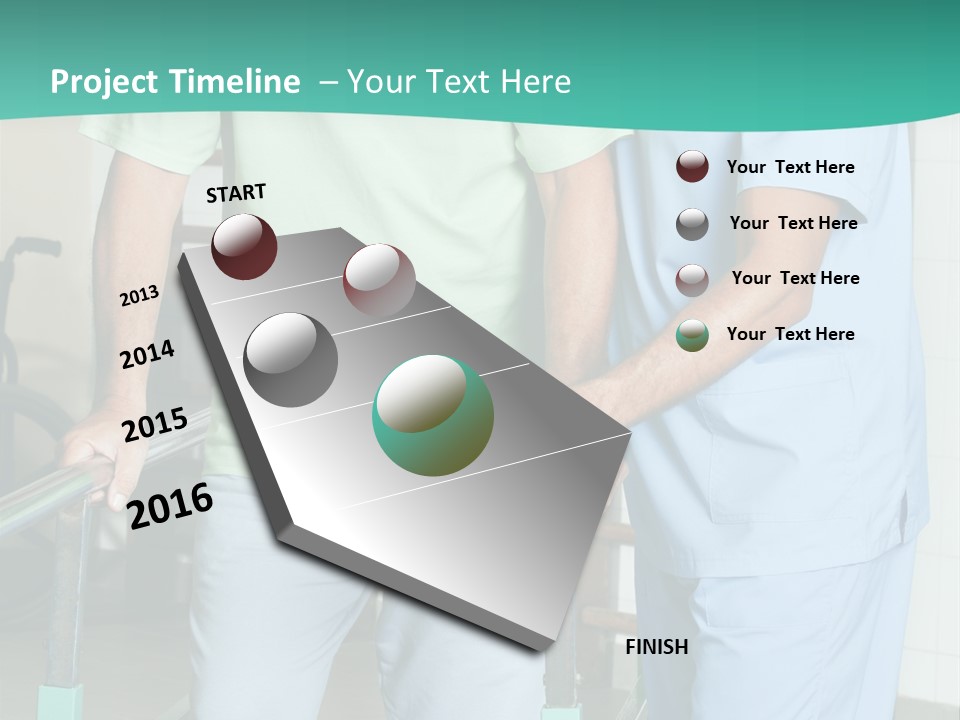 People Person Railing PowerPoint Template