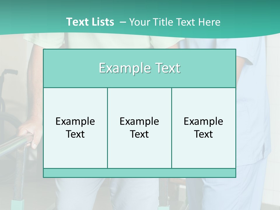 People Person Railing PowerPoint Template