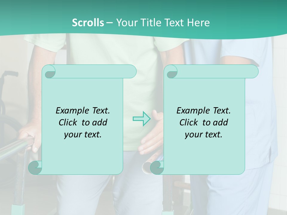 People Person Railing PowerPoint Template