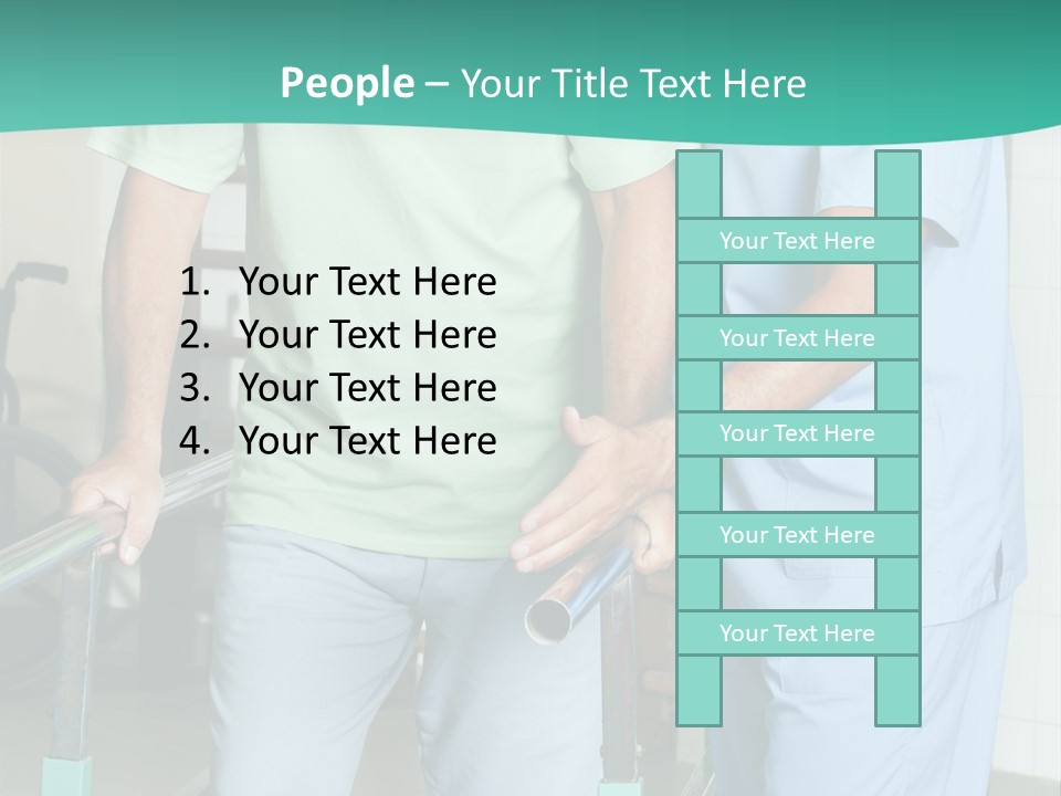 People Person Railing PowerPoint Template