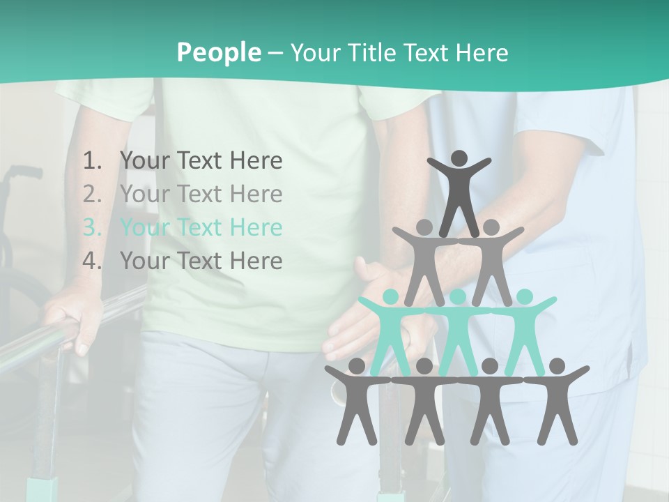 People Person Railing PowerPoint Template