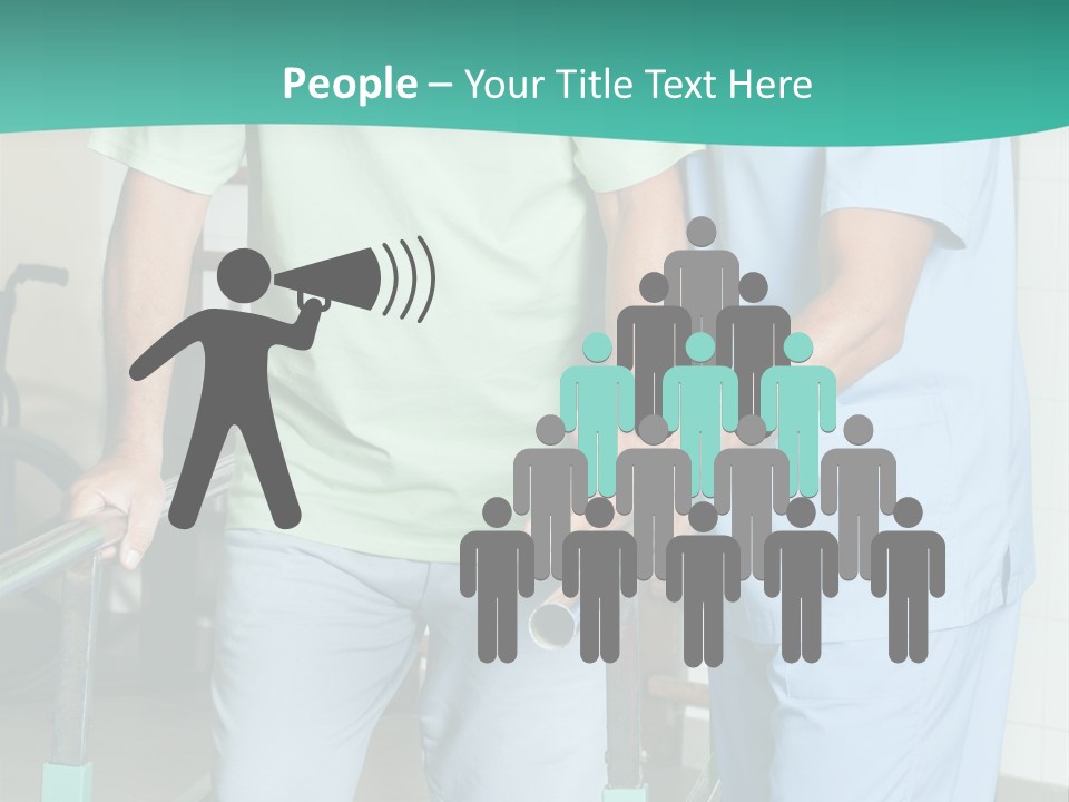 People Person Railing PowerPoint Template