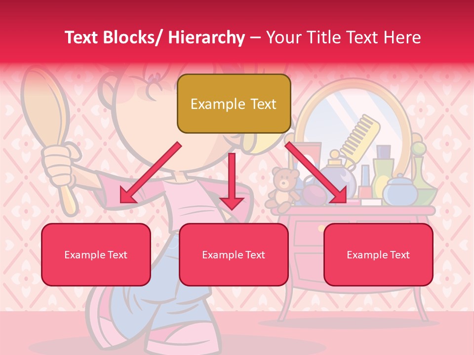 Makeup Teenager Room PowerPoint Template