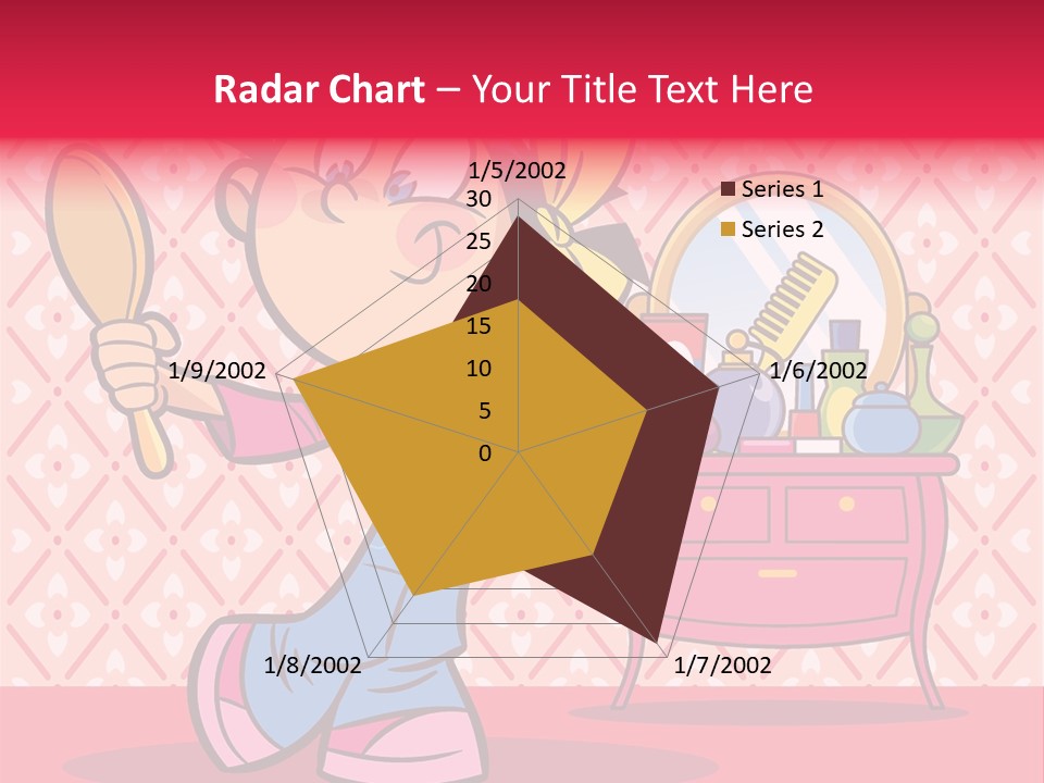 Makeup Teenager Room PowerPoint Template