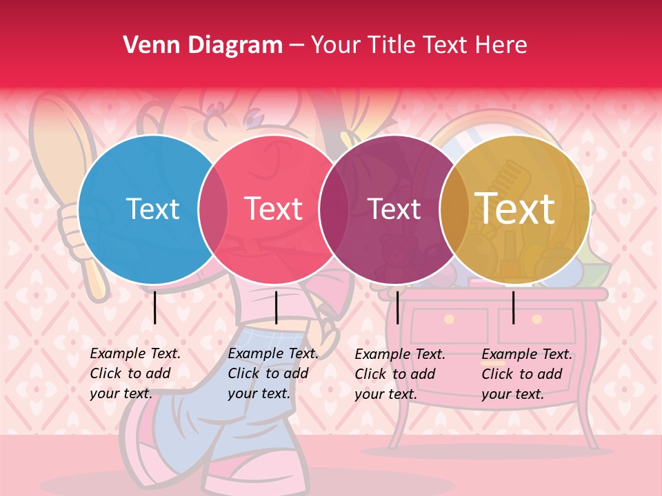 Makeup Teenager Room PowerPoint Template