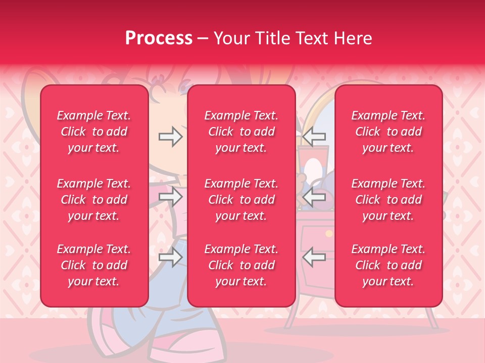 Makeup Teenager Room PowerPoint Template