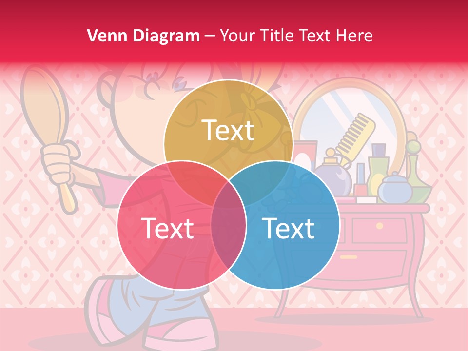 Makeup Teenager Room PowerPoint Template